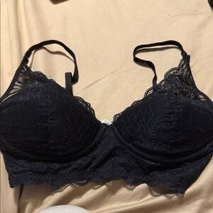Elegant Black Lace Bralette